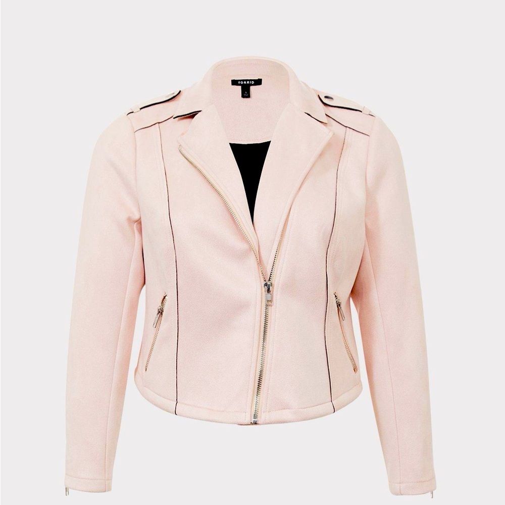 Suede Moto Jacket